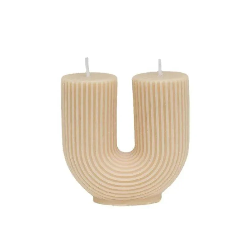 Aromatherapy Scented U-Shaped Candle -  - #tag1#