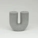 Aromatherapy Scented U Shaped Candle tag1