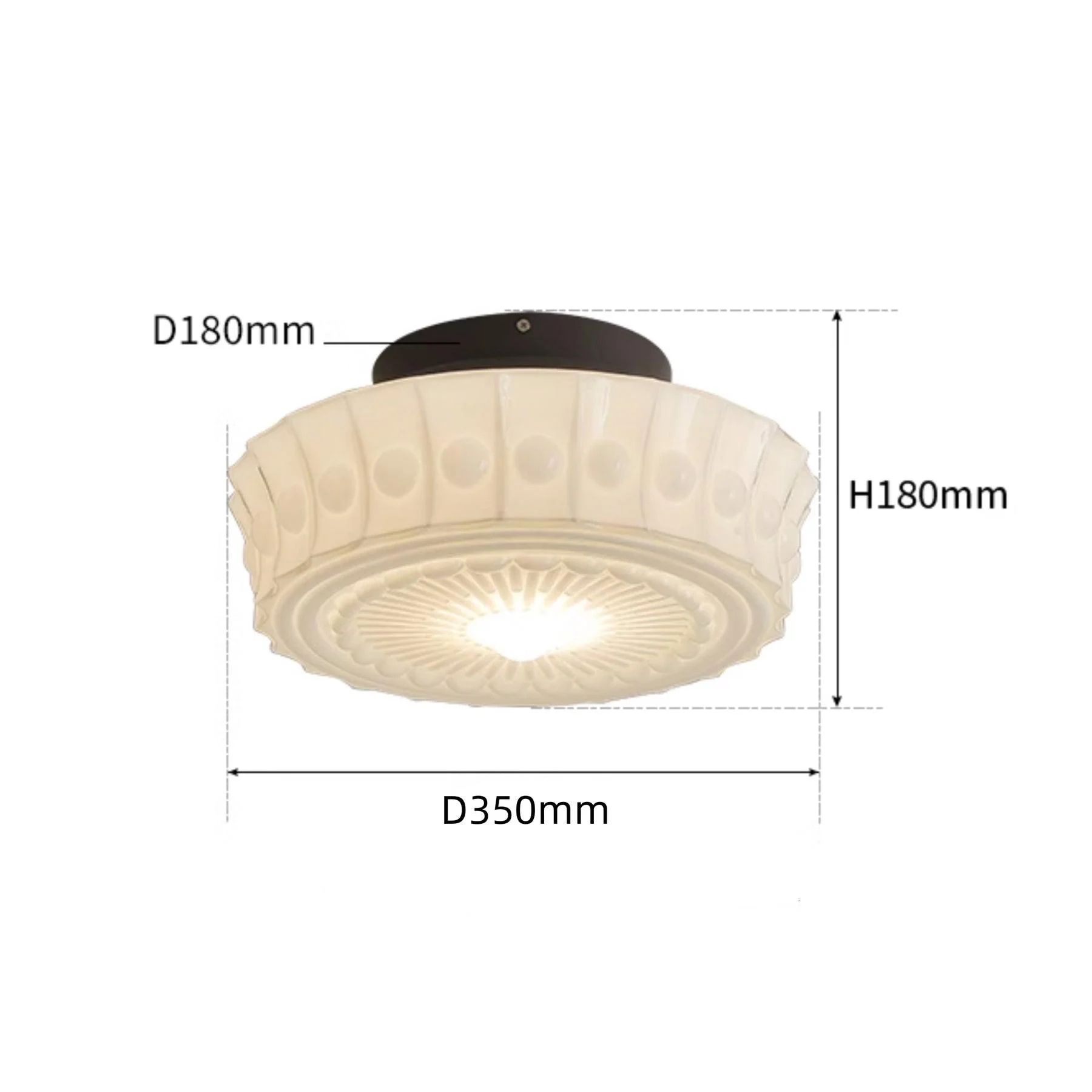 Artvintagedomeceilinglight Homdiy 12