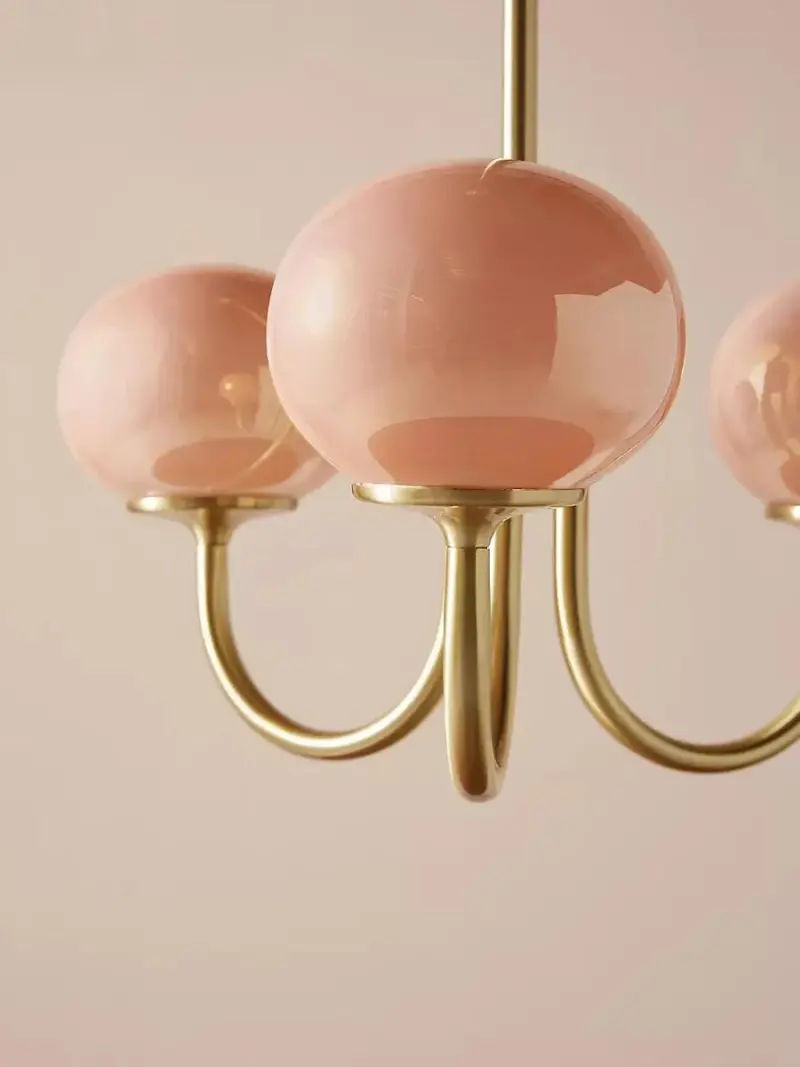Art Deco Elegance Glass Ball Chandelier tag1