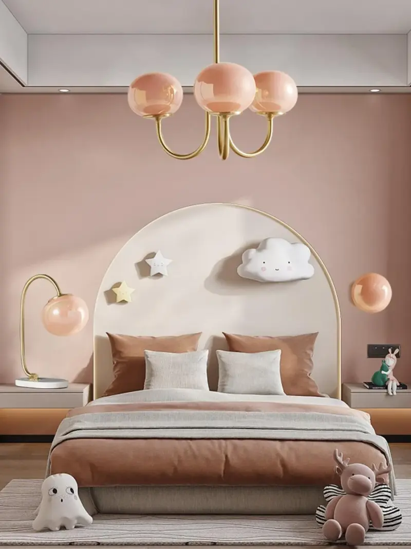 Art Deco Elegance Glass Ball Chandelier tag1
