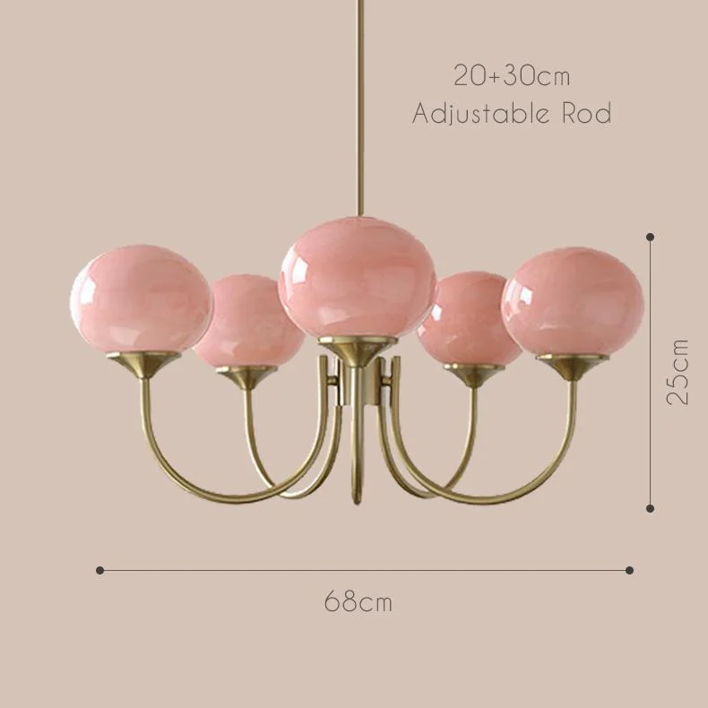 Art Deco Elegance Glass Ball Chandelier -  - #tag1#
