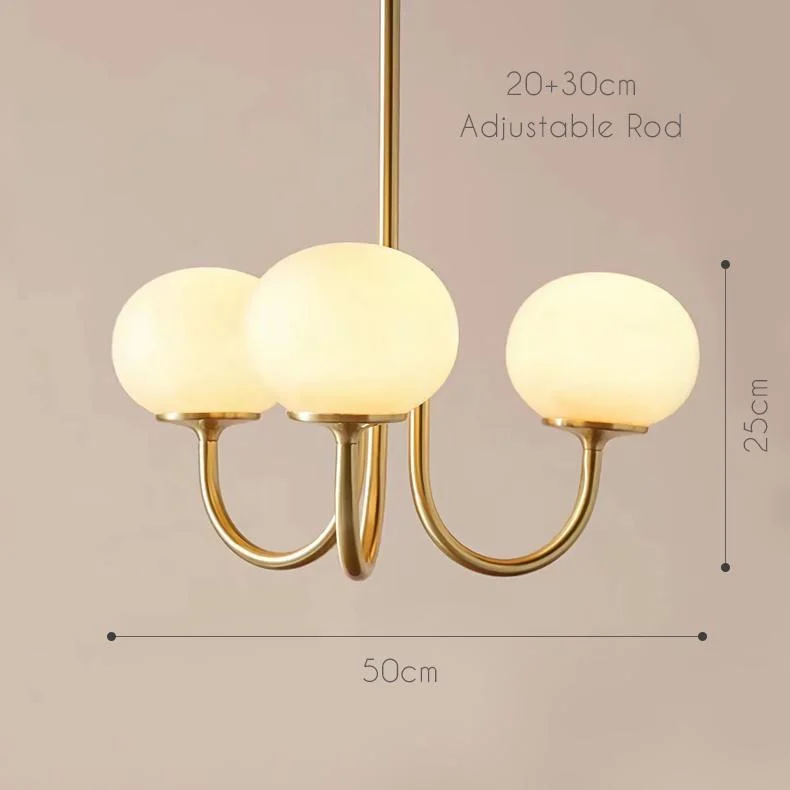 Art Deco Elegance Glass Ball Chandelier -  - #tag1#