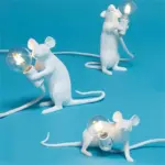 Art Deco Style Mouse Table Lamp tag1