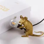 Art Deco Style Mouse Table Lamp tag1