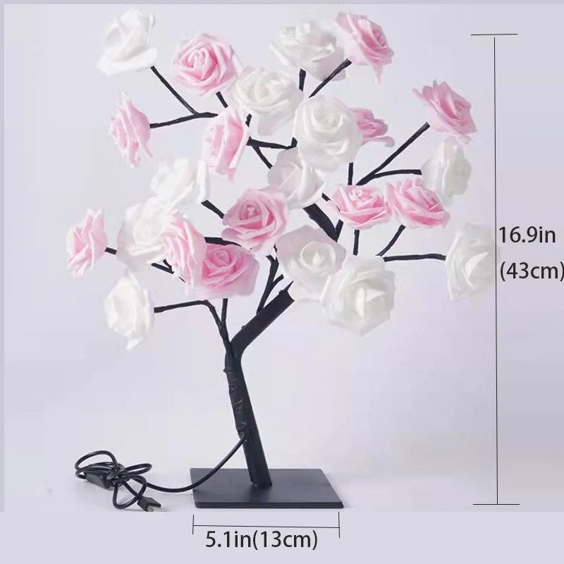 Art Decor LED Rose Tree Light Lamp -  - #tag1#
