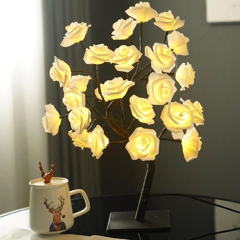 Art Decor LED Rose Tree Light Lamp -  - #tag1#