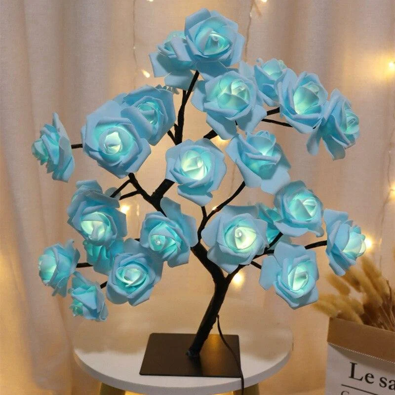 Art Decor LED Rose Tree Light Lamp -  - #tag1#