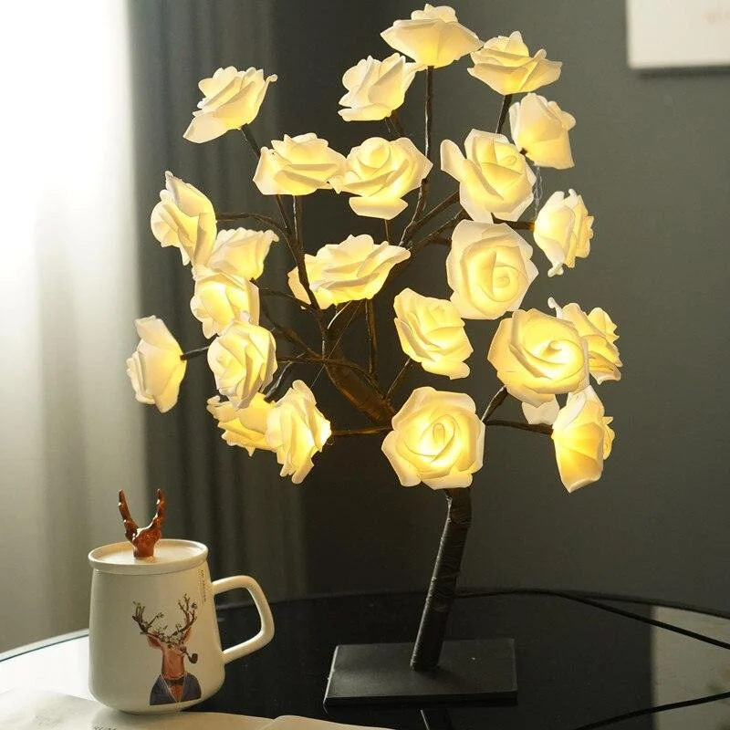 Art Decor LED Rose Tree Light Lamp -  - #tag1#