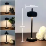 Art Design Cordless Round Table Lamp tag1