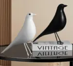 Art Design Resin Blue Bird Statue