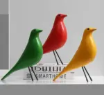Art Design Resin Blue Bird Statue