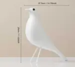 Art Design Resin Blue Bird Statue