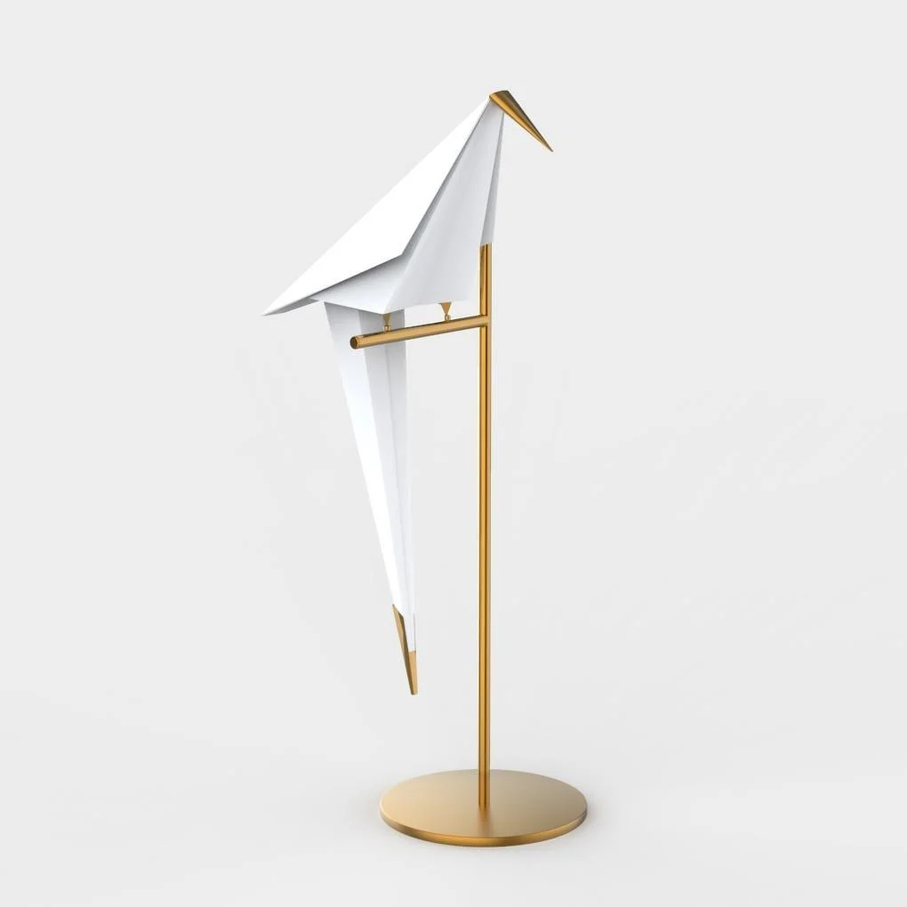 ArtiGloed - Modern Golden Table Lamp with Geometric Pattern -  - #tag1#