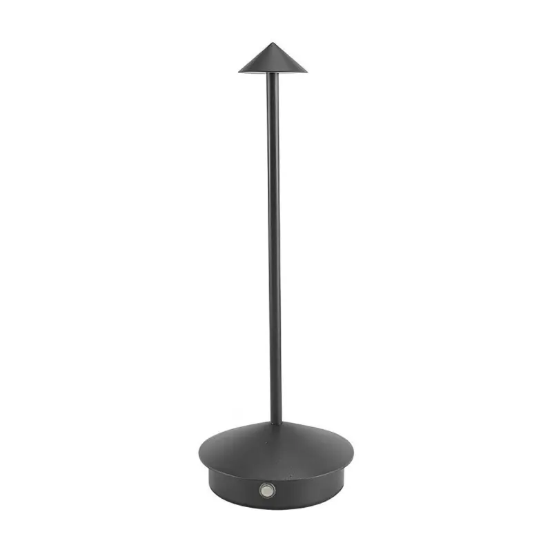 ArtiGlow Long Rod Triangle Mushroom Table Lamp with 3 Step Dimmable USB Touch On Off tag1