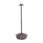 ArtiGlow Long Rod Triangle Mushroom Table Lamp with 3 Step Dimmable USB Touch On Off tag1