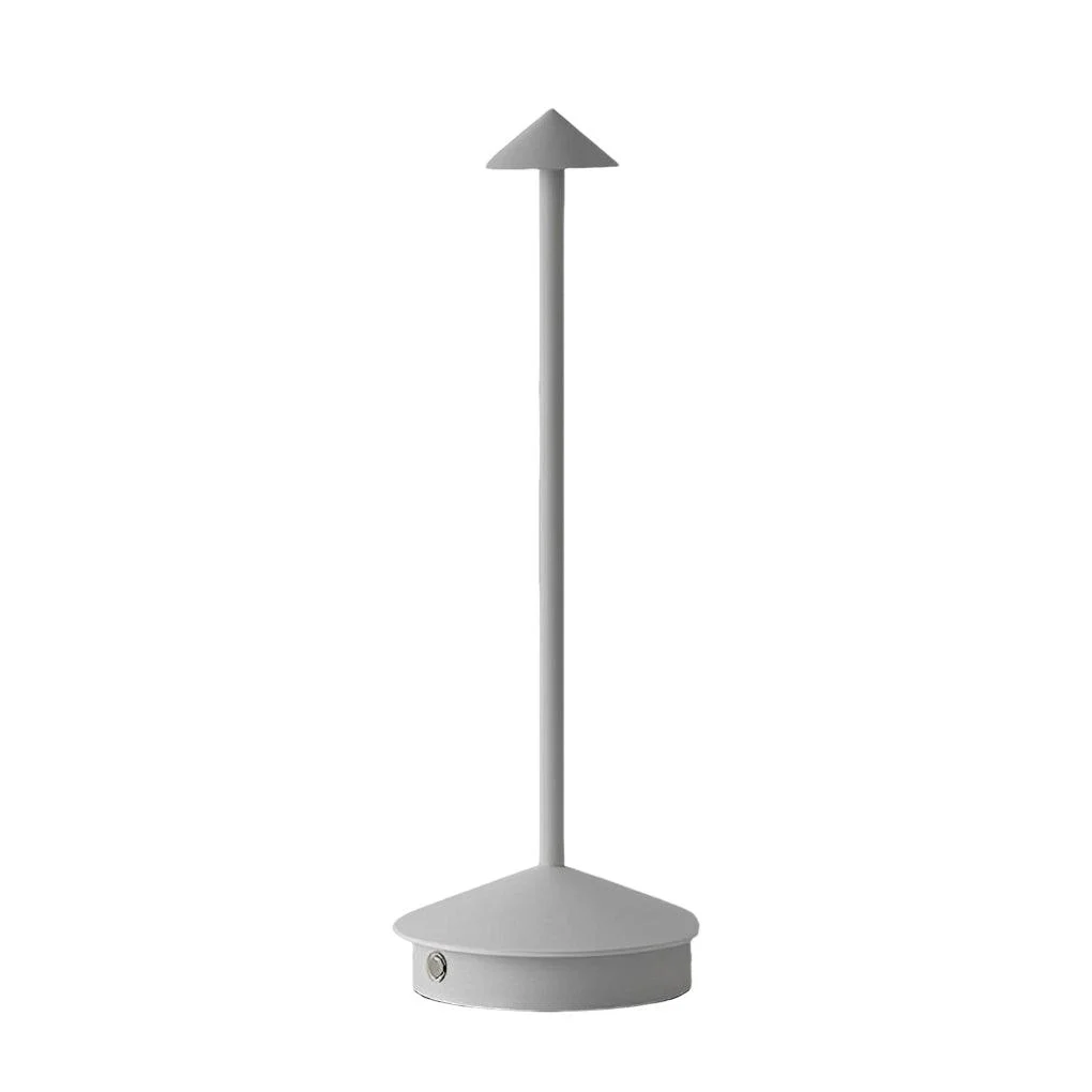 ArtiGlow - Long Rod Triangle Mushroom Table Lamp with 3-Step Dimmable USB Touch On/Off -  - #tag1#