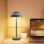 ArtiGlow Wireless Rechargeable Table Lamp with Integrated LED Lighting and Built in Battery tag1