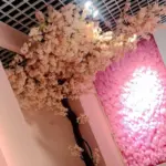 Artificial Cherry Tree Pink cherry Tree Branch Silk Flower DIY Wall Home Decoration tag1