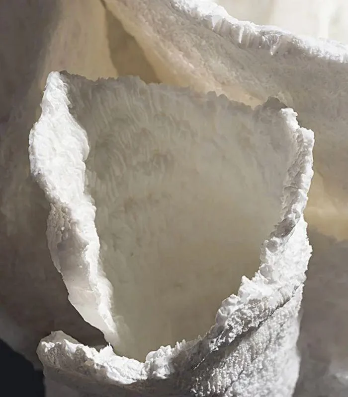 Artificial Coral Desk Decoration Ornaments Resin on Marble Base White -  - #tag1#