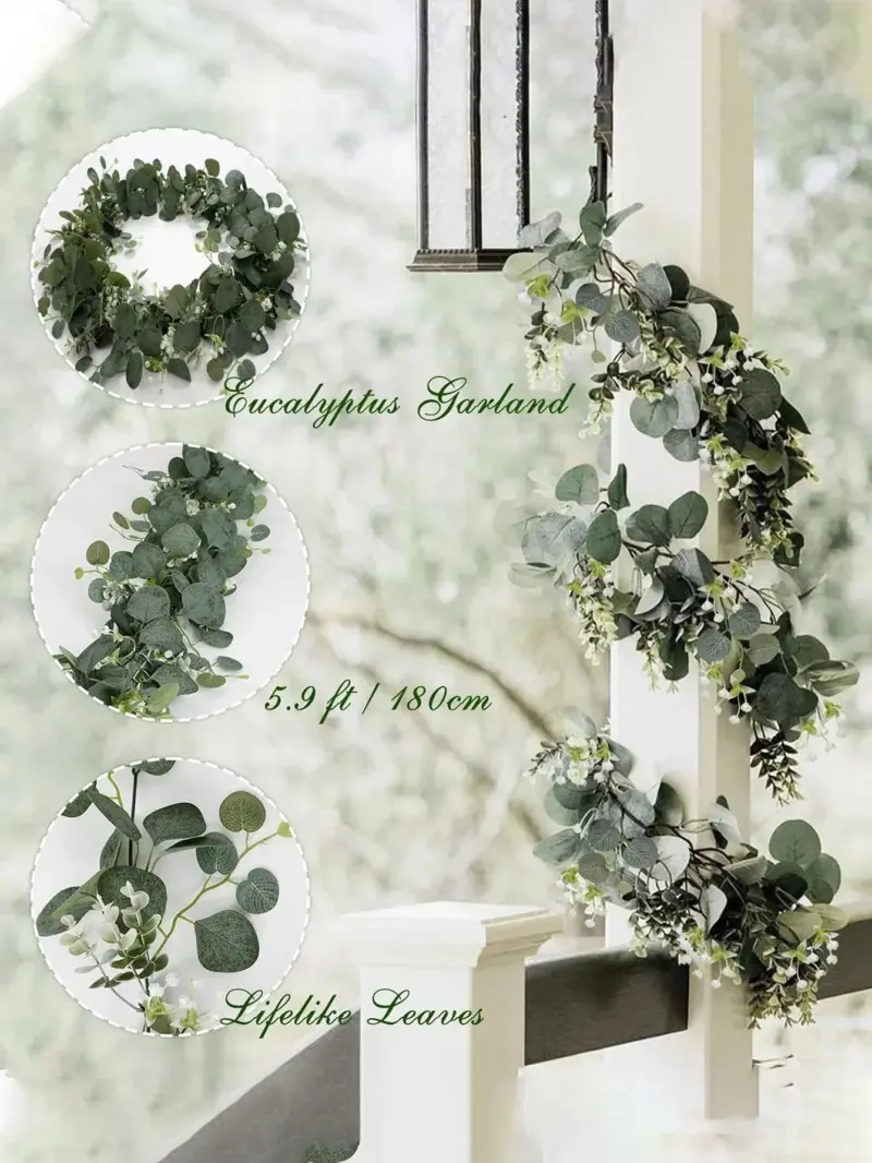 Artificial Eucalyptus Leaves tag1