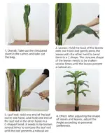 Artificial Potted Banana Tree
