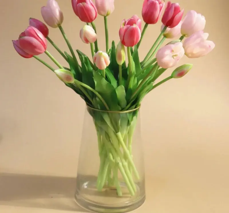 Artificial Tulip Flower Decoration tag1