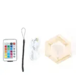 Artisan Crafted Woolen Yarn Lunar Lamp Soft Glow and Decorative Delight