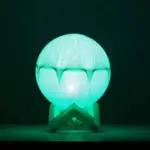 Artisan Crafted Woolen Yarn Lunar Lamp Soft Glow and Decorative Delight