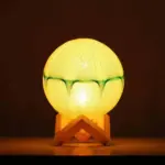 Artisan Crafted Woolen Yarn Lunar Lamp Soft Glow and Decorative Delight