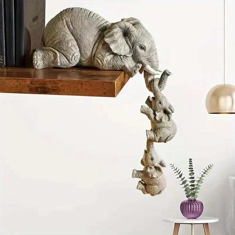 ArtisanAura - Retro Decoration of an Elephant -  - #tag1#