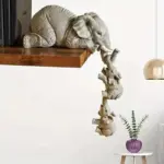 ArtisanCraft Retro Elegant Decoration of an Elephant tag1