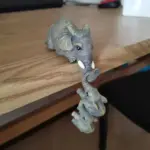 ArtisanCraft Retro Elegant Decoration of an Elephant tag1