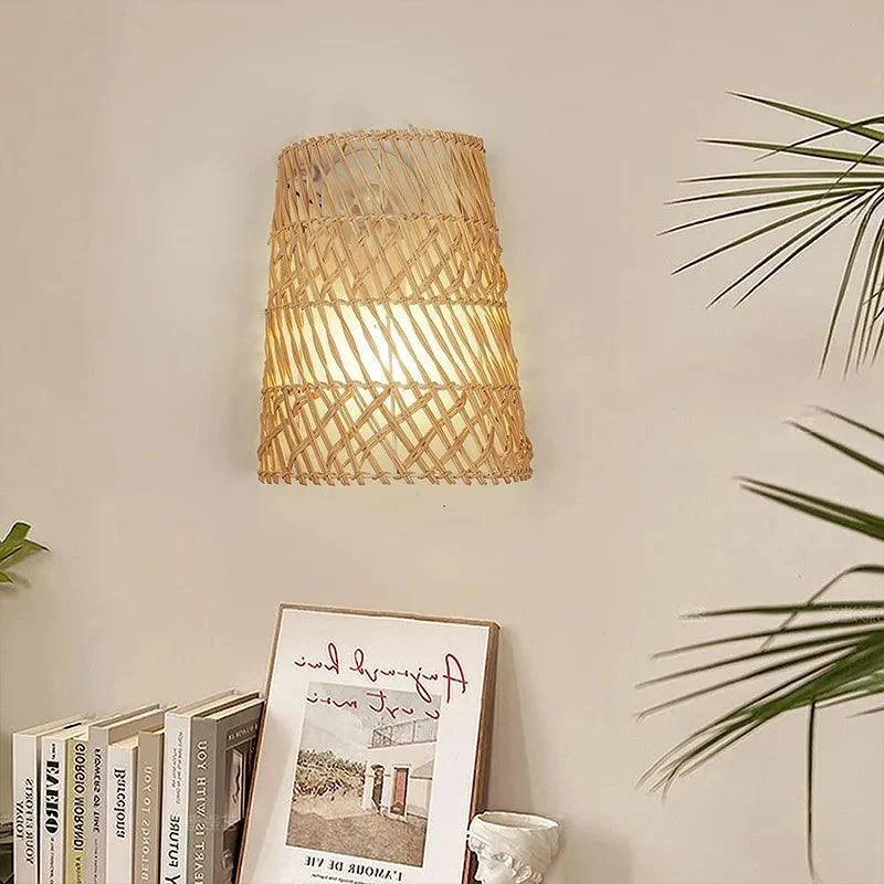 ArtisanElegance - Rattan Wall Lamp -  - #tag1#