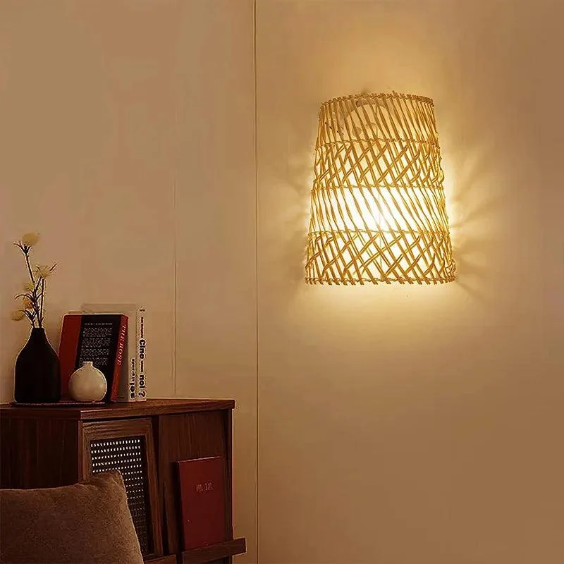 ArtisanElegance - Rattan Wall Lamp -  - #tag1#