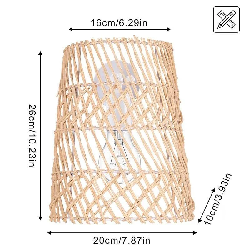 ArtisanElegance - Rattan Wall Lamp -  - #tag1#