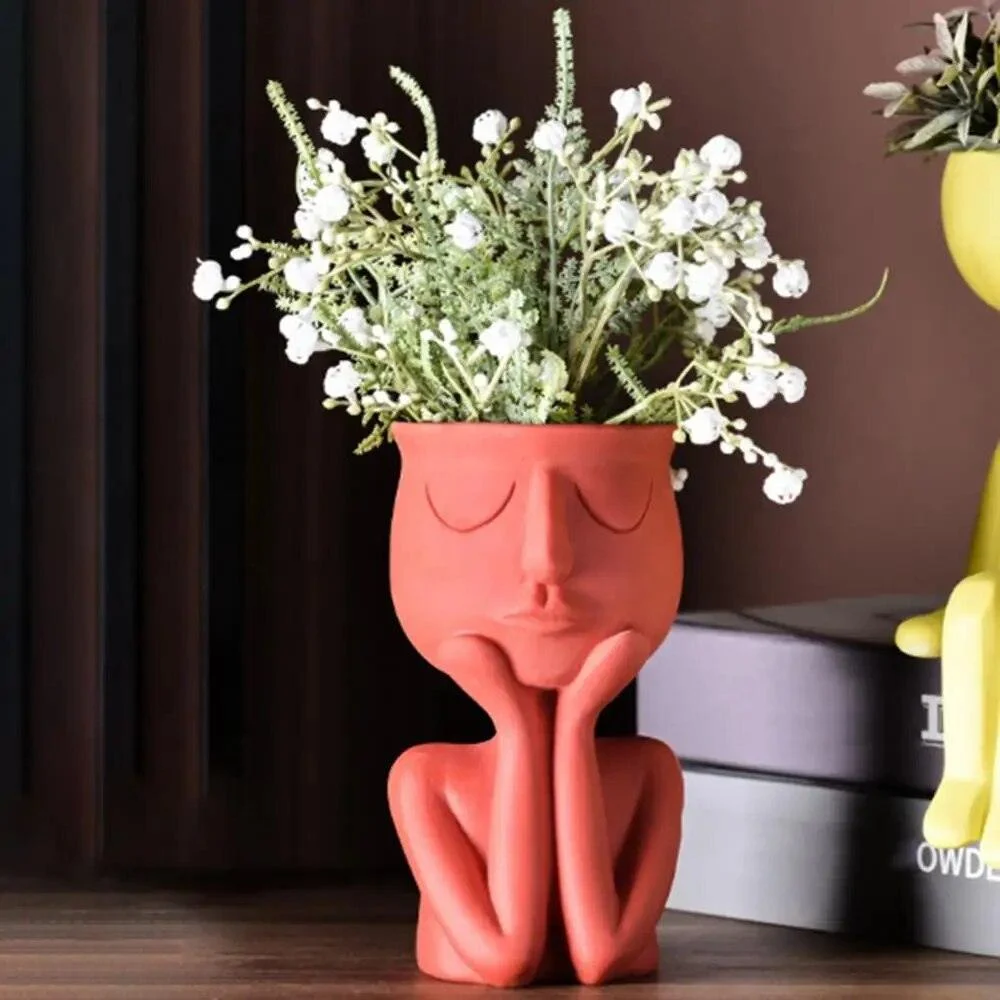 Artisan Portrait Pots: Handcrafted Planters for Unique Home Decor -