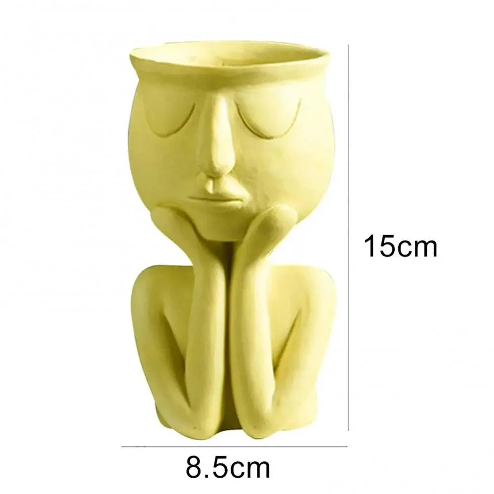 Artisan Portrait Pots: Handcrafted Planters for Unique Home Decor -