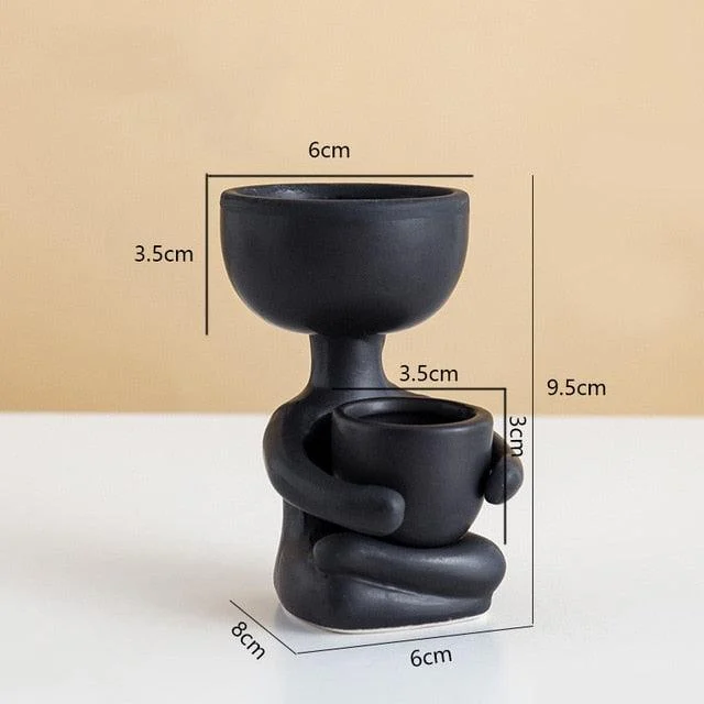 Artisan Portrait Pots: Handcrafted Planters for Unique Home Decor -