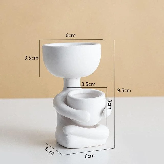 Artisan Portrait Pots: Handcrafted Planters for Unique Home Decor -