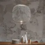 Artisanal Modern Chandelier Fine Lines and Curves for Unique Elegance