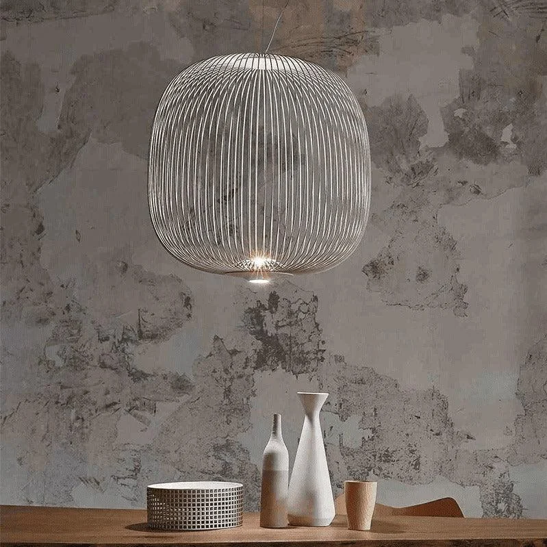 Artisanal Modern Chandelier - Fine Lines and Curves for Unique Elegance -