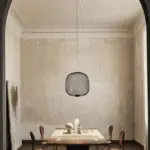 Artisanal Modern Chandelier Fine Lines and Curves for Unique Elegance