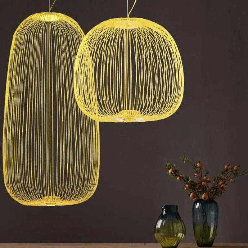 Artisanal Modern Chandelier - Fine Lines and Curves for Unique Elegance -