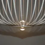 Artisanal Modern Chandelier Fine Lines and Curves for Unique Elegance