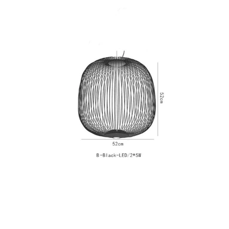 Artisanal Modern Chandelier - Fine Lines and Curves for Unique Elegance -