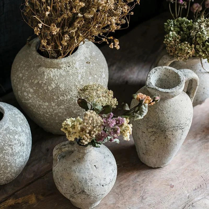 Artisanal Terracotta Pottery Pots Vases Flower Ware Decorative Utensils And Ornaments -  - #tag1#