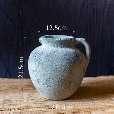 Artisanal Terracotta Pottery Pots Vases Flower Ware Decorative Utensils And Ornaments -  - #tag1#