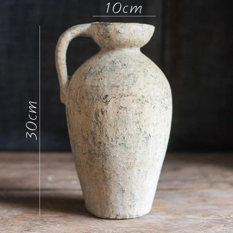 Artisanal Terracotta Pottery Pots Vases Flower Ware Decorative Utensils And Ornaments -  - #tag1#
