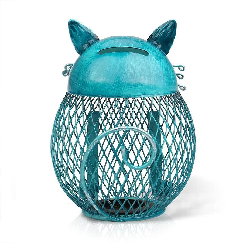 Artistic Blue Kitty Money Bank -  - #tag1#